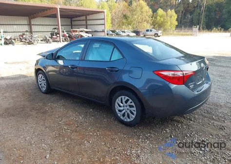 2018 Toyota Corolla Le из США, поврежденный, VIN 5YFBURHE0JP854592